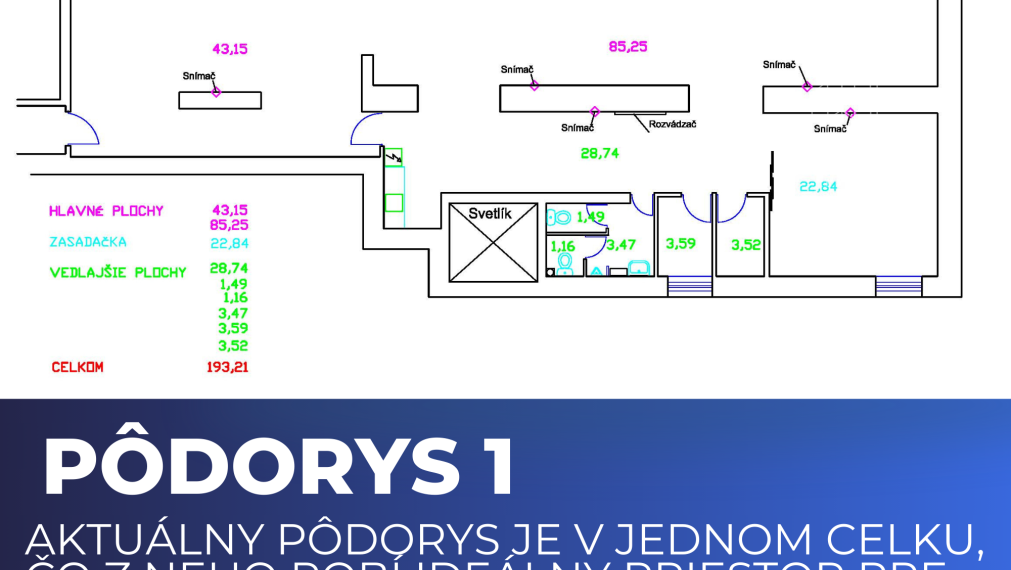 Prestížny nebytový priestor v srdci Starého Mesta s nekonečnými možnosťami využitia
