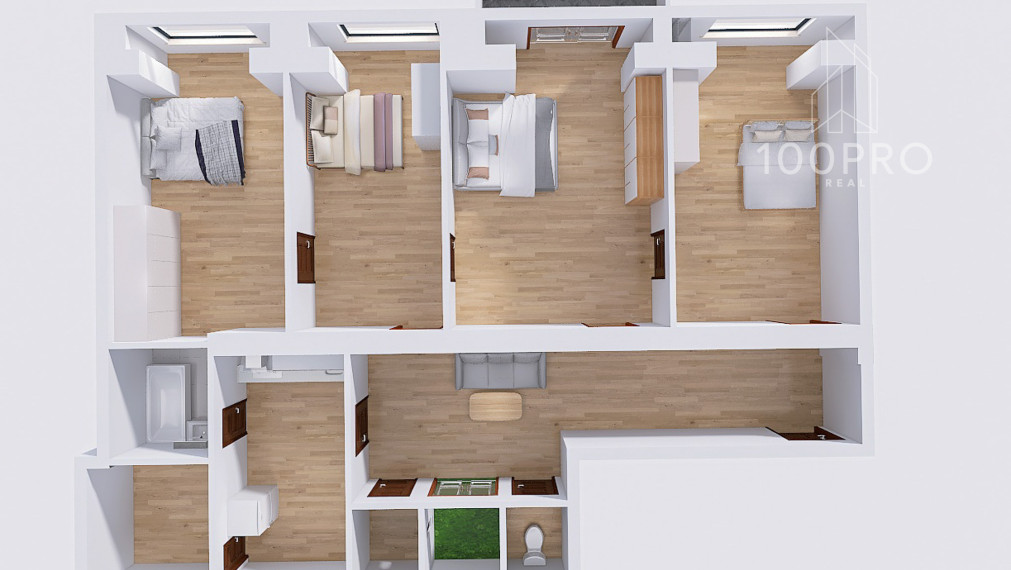 Snívate o veľkom byte v Starom Meste? Tento klenot čaká na vašu rekonštrukciu!