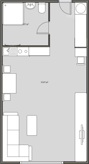 Moderný 1-izbový byt s balkónom v novostavbe