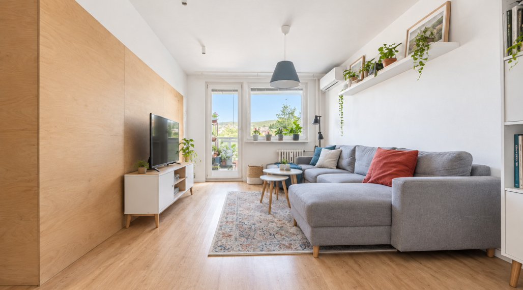 DIZAJNOVÝ BYT V RAČI | 63,5 m² | ZASKLENÁ LOGGIA | RUSTAVELIHO